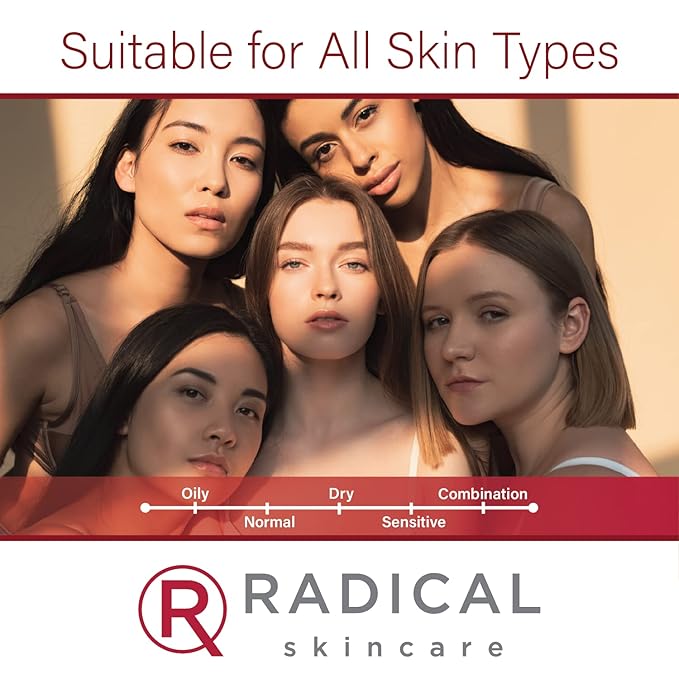 Radical Skincare Youth Infusion Serum - Evens Skin Tone, Reduces Fines Lines & Wrinkles - Hydrates & Smooths Skin - For All Skin Types Including Sensitive Skin - Paraben & Cruelty Free (1 fl oz)