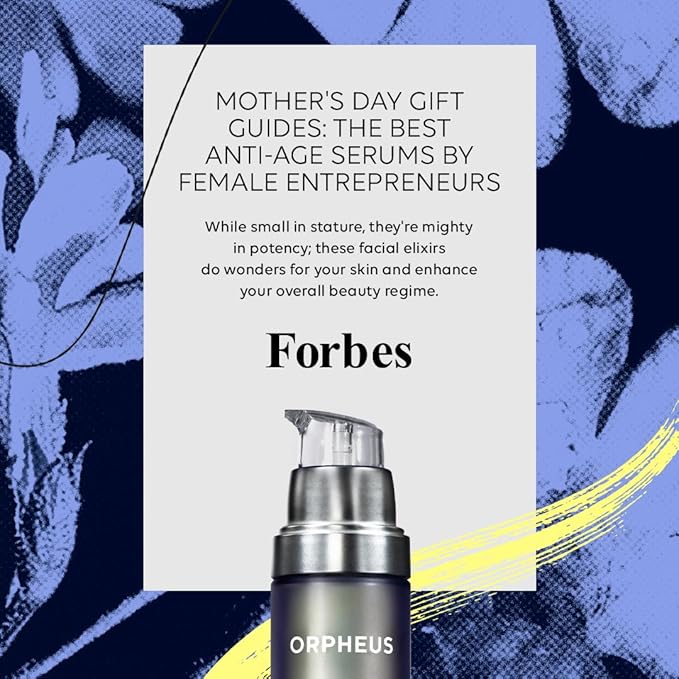 ORPHEUS All-In-One Plant Stem Cell Face Serum with Collagen Stimulating Peptide Complex, Hyaluronic Acid, Niacinamide, Vitamin C and Wild Indigo | 1 Fl. Oz. (30ml). 100% Clean. For ALL skin types