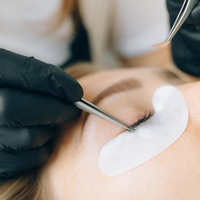 50 Pairs Under Eye Patches, Eye Gel Pads, Eyelash Extension Eye Pads for DIY Lash Extension Supplies, Eyelash Extension (50 Pairs, Blue)