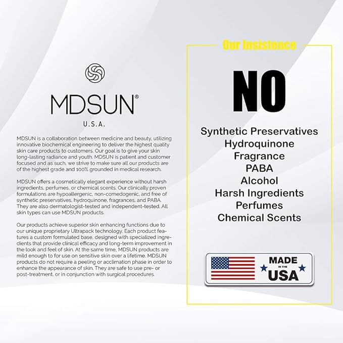 MDSUN Soothener, Face Serum Best to Revives, Calms, Neutralizes and Soothes Irritated Skin 30ML