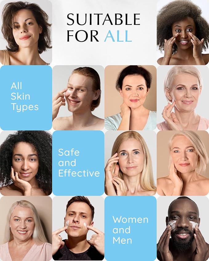 EnaSkin Anti Aging Face Cream: Retinol Collagen Wrinkle Moisturizer for Women - 7% Hyaluronic Acid - Day/Night Facial Sagging Skin Care & Firming Neck, 1.7 fl oz