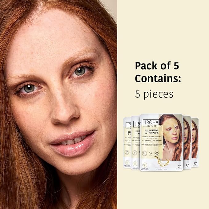 Vitamin C Skin Care Mask - Pack of 5 Pieces