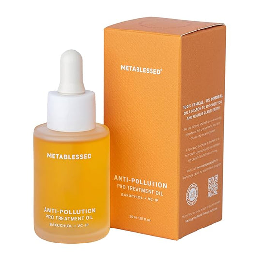 Anti-Pollution Pro Treatment Facial Oil | Bakuchiol + VC-IP | Repairs and Protects Blemished Skin, Restores Firmness & Elasticity. Cruelty-Free, Clean Beauty 1.01 fl. oz
