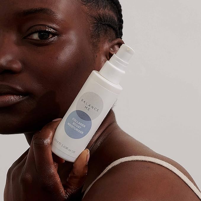 Balance Me Gift Set Plump + Brighten Vitamin C Repair Serum, Collagen Boost, Ultimate Holiday Skin Brightening Kit, Natural/Vegan Skin Care, 2 Full Size Products - 1 each