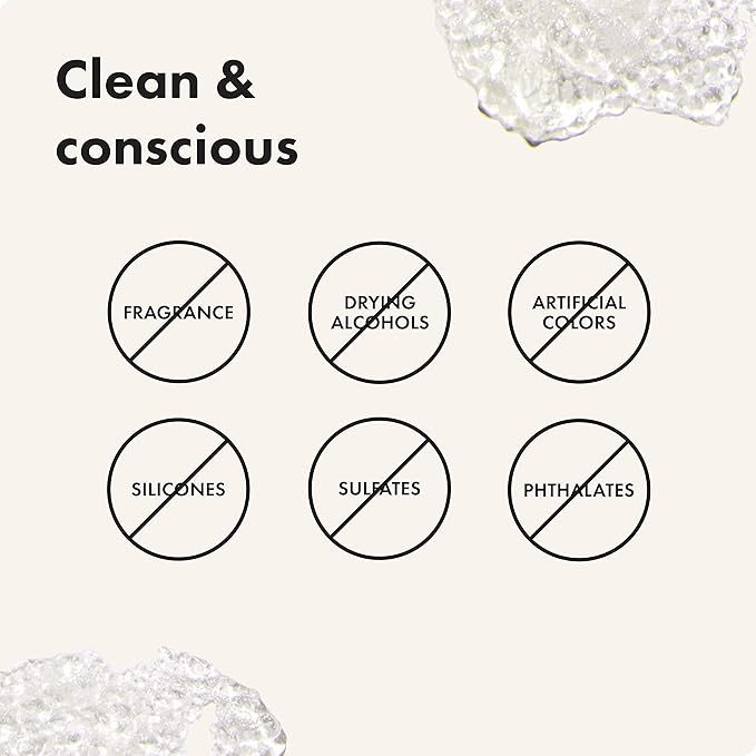 Hero Cosmetics Clear Collective Exfoliating Jelly Cleanser - Gentle Daily Foam Facial Cleanser, Removes Oil and Dead Skin, Fragrance and Paraben Free (5.07 fl oz)