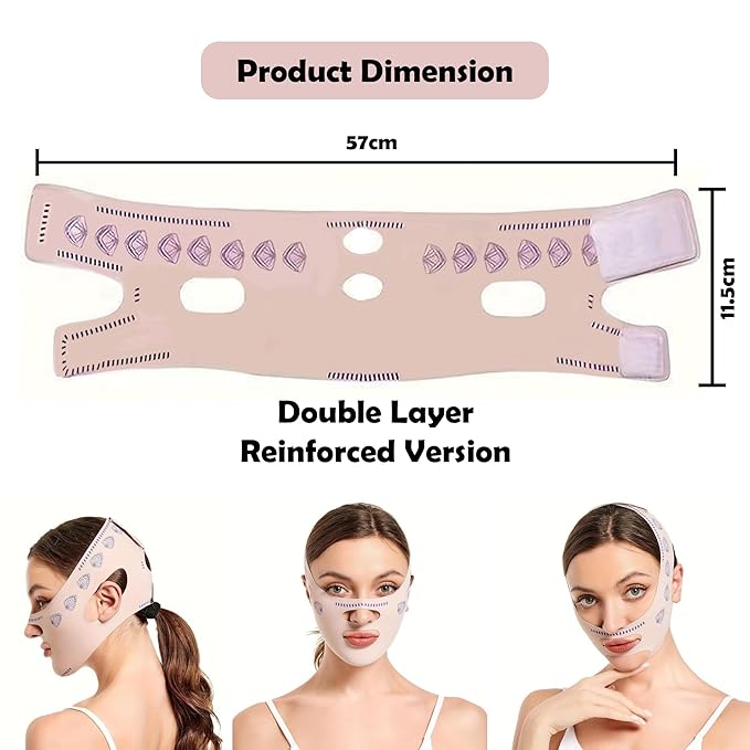 20 Pairs Lip Masks & Eye Masks,V- Face Lift Strap, 24K Gold Gel Crystal Collagen Eye Pads,Moisturizing Lip Mask Crystal Pads,Under Eye Patches for Dark Circles,Eye Bags, Wrinkles, Full face care