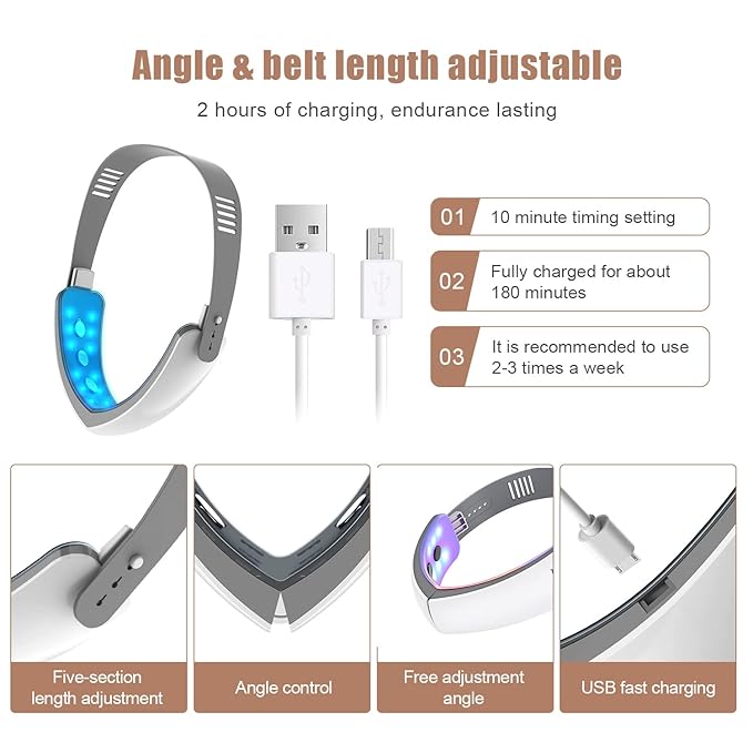 Neck Care Therapy,V Face Double Chin with Intelligent Remote Control - Women's Model: SYK-509B