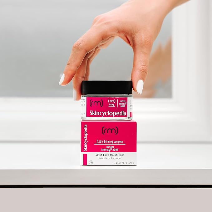 Pure Retinol Night Moisturizer, with Anti-Aging Pro Matrixyl 3000, Oil Free Skin Matrix Enhancer & Skin Care Firming Complex 20% for Fine Lines, Dark Spots, Post-Acne Scars.