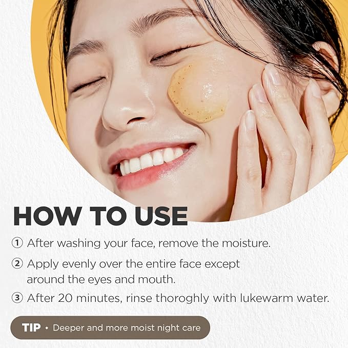 Relief Chamomile Mask - Wash off Petal Mask with BHA & Chamomile Extract - Soothing & Gentle Exfoliation Treatment - Skin Relaxing & Hydrating Skincare, 3.21 fl.oz.