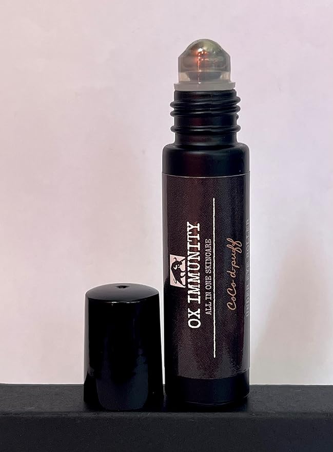 COCO D-PUFF Under Eye Depuff and Dark Circles Roller, Stainless steel rollerball, Green coffee bean oil, Unisex, Made in the USA, All natural