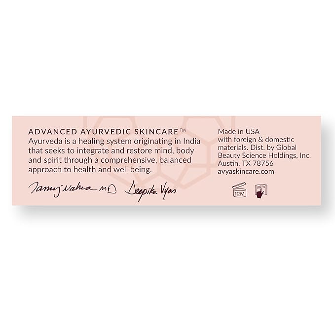 AVYA SPF 40 Sheer Tinted Moisturizer with Hyaluronic Acid & Green Chai – Advanced Ayurvedic Skincare Treatment for Balanced and Brighter Skin/Medium Skintones Shade #2 (0.34oz/10ml)