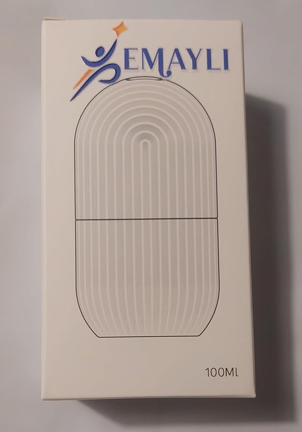 Facial Beauty Ice Roller Silicone Container, Skin Care Ice Massager for Firming and Beautiful Skin. (Blue)