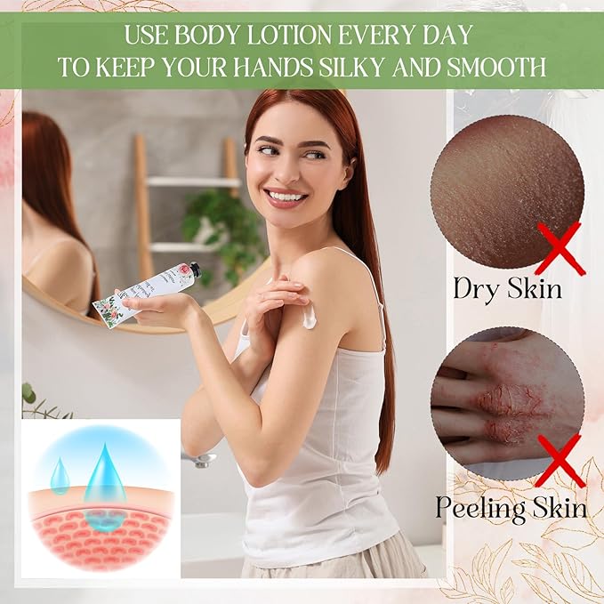 24 Pcs Bridal Shower Wedding Gifts Bulk Body Lotion Body Care Cream Moisturizing Small Travel Lotion for Women Dry Skin Natural Fragrance for Bridesmaid Guest Gift