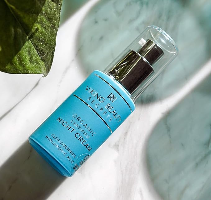 Night Cream - Anti Aging Night Face Cream with Nordic Antioxidant Berries - Hyaluronic Acid Night Cream Moisturizer for Face to Replenish Lost Moisture - 1 Fl Oz