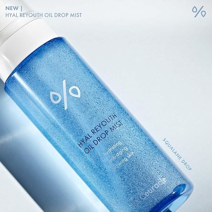 leegeehaam Dr.Ceuracle Hyal Reyouth Oil Drop Mist (125ml / 4.22 fl. oz.) - Facial Serum Mist with Hyaluronic Acid, Panthenol, Fructan, Soothing and Hydrating for All Skin Types