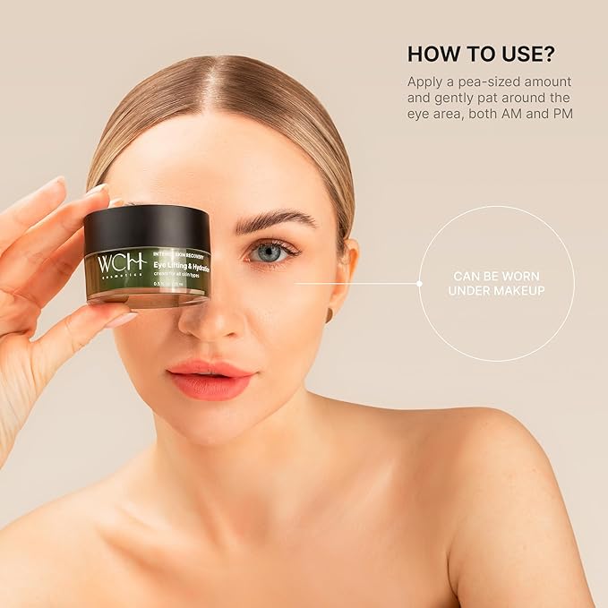 Eye Cream for Dark Circles – Anti Aging Under Eye Treatment for Wrinkles & Puffiness – Ceramide Eye Cream for Bags Under Eyes – Intense Skin Recovery – 0.5 fl. oz. / 15 ml