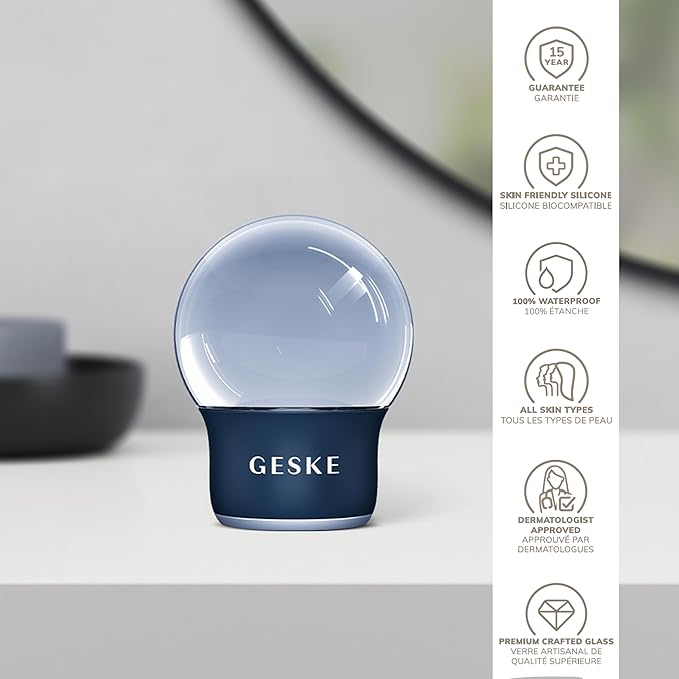 SmartAppGuided™ Cool & Warm Face & Body Massager | 7 in 1 | Multifunctional Massager | Face & Body | Battery-free Cooling & Warming | Firms, Relaxes & De-Puffs Skin | Globular Design