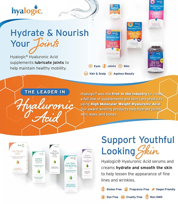 Hyalogic HA Facial Cream with Hyaluronic Acid 2 oz