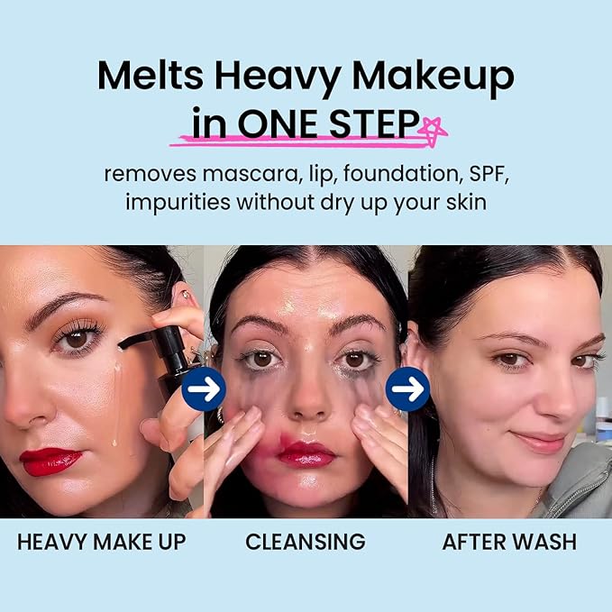 coxir ULTRA HYALURONIC ACID CLEANSING OIL 5.07 fl.oz + 0.67 fl.oz l Oil Cleanser, Hyaluronic Acid, Collagen, Hydrating, Smoothing, Calming, Moisturizing, Korean Skin Care