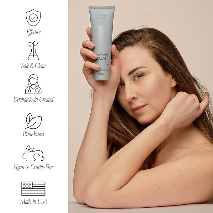 Doctor Rogers Restore Healing Balm. Multi-Purpose Healing Ointment & Moisturizing Eczema Relief Gel. Protects & Soothes Injured, Sensitive & Dry Skin. 4 Ounce (114 g) Tube