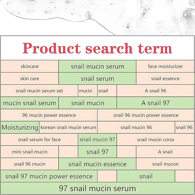 Snail Mucin Face Serum 97% rejuvenating benefits of Snail Mucin,deeply hydrates and moisturizes, Experience skin that adapts seamlessly to diverse climates.Improve dull skin and fine lines.