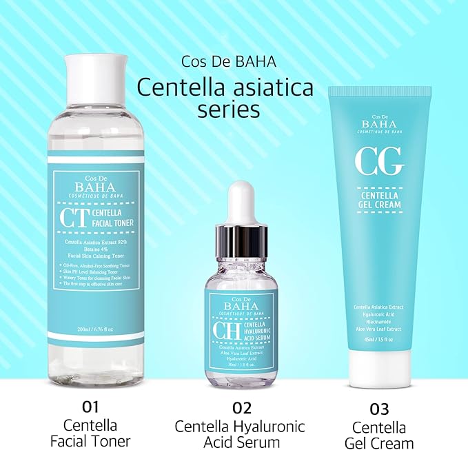 Centella Asiatica 92% Soothing Hydrating Toner - CICA Facial Toner Lightweight Moisture Boost Soft Smooth Skin - Daily Face Toner, Alcohol-Free, Fragrance-Free, 6.75 Fl Oz (200ml)