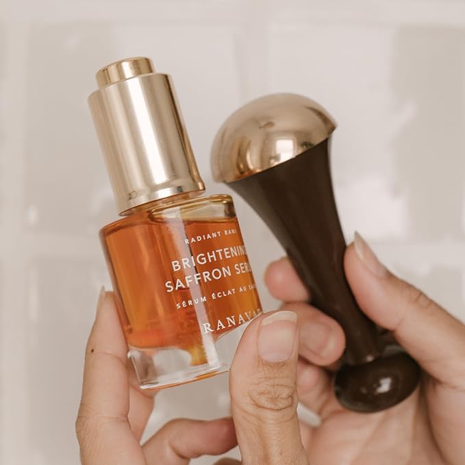 RANAVAT Kansa Wand Massage Tool - Facial Massager to Tone, Lift, & Re-Energize - Ayurvedic Skin Rejuvenating Under-Eye & Contouring Face Sculpting Tool