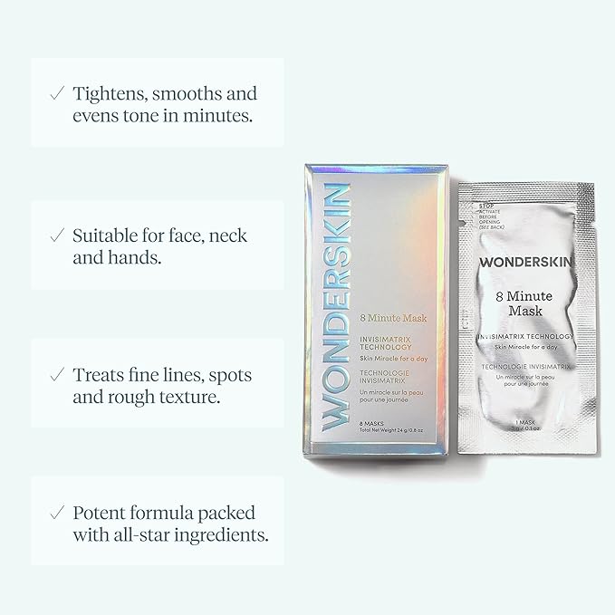 Wonderskin Purevoc Face Cream and 8 Minute Mask Set