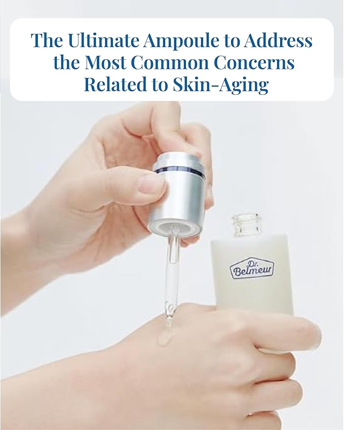 Total Youth Biome Ampoule (1.2fl oz) - Premium Serum for Wrinkles, Elasticity & Hydration. Korean Skin Care by LG Beauty. Collagen, Panthenol, Niacinamide, Licorice.