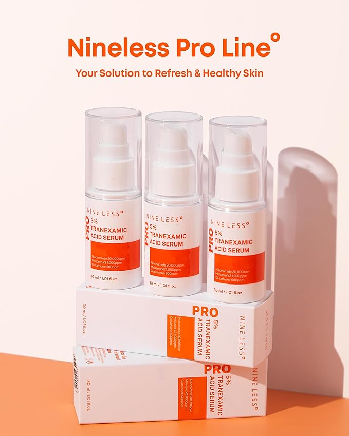 Pro 5% Tranexamic Acid Serum – Korean Skincare for Dull Skin – 2% Tranexamic Acid & Glutathione – Flawless, Luminous Complexion, 1.01 fl.oz.