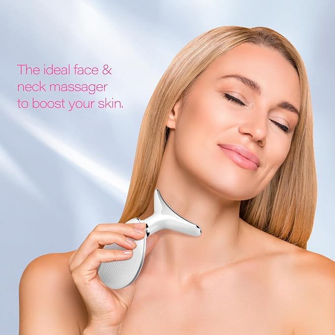 YourMate Face & Neck Massager for Skin Care 3 in 1 Facial Tools Skin Boosting Skin Tensions Reduce