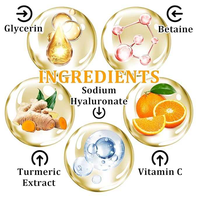 9 Pcs Turmeric Skin Care Set with Facial Cleanser,Toner,Face Serum,Face Cream,Eye Cream,Moisturizing Lip Balm,Hydrating Face Sheet Masks Skin Care Kit for Women and Men