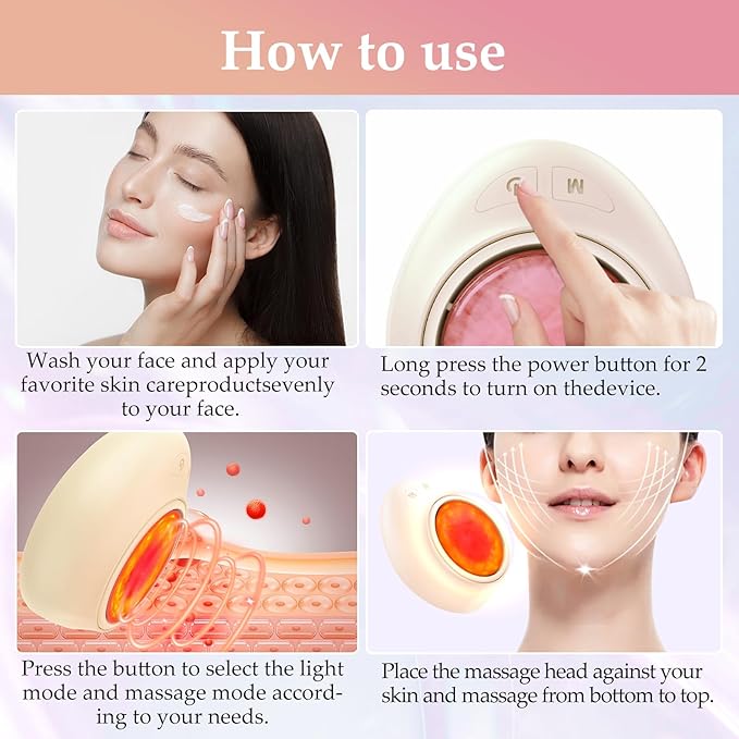 Face and Neck Massager,4 Colors Womens Skin Care