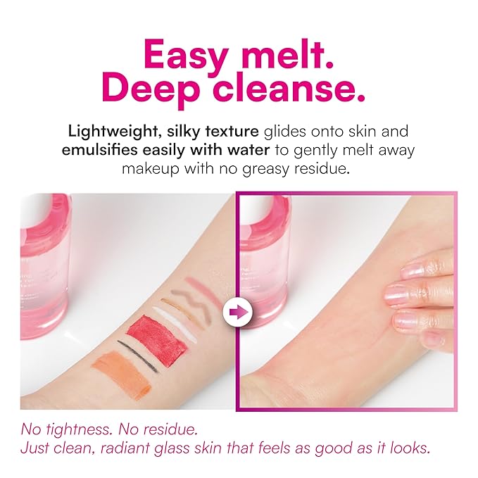 Face Republic Blooming Rose Melt & Remove Pore Cleansing Oil 150ml 5.07 fl oz | Oil Cleanser for Face | Pore and sebum care, Blackhead remover | Waterproof Makeup remover | Vegan Korean Skin Care