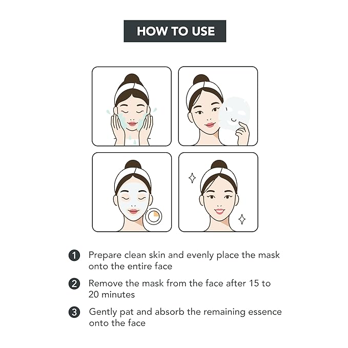 SKIN627 Bulk 24PK Face Masks Skincare, Facial Mask, Sheet Masks Korean (24PK Retinol with Pearl)