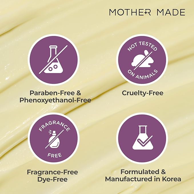 MOTHER MADE Retinol Bakuchiol Night Cream, 1 Fl Oz, Korean Retinal Face Cream to Firm Skin, Reduce Wrinkles, Fine Lines, Signs of Aging, Antiaging, Smoothing, Korean Skincare