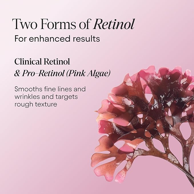 Alpyn Clarifying Facial Oil with Retinol & Pink Algae | Clear Congestion, Smooth Fine Lines, Improve Texture & Glow | 1 Fl Oz / 30 ml