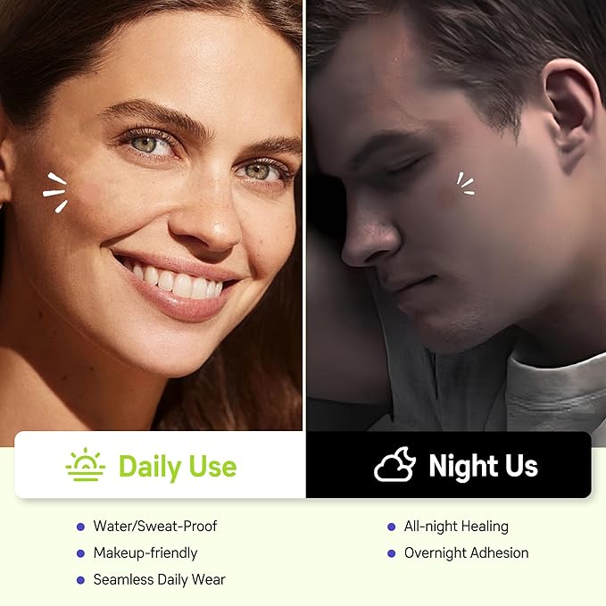 Pimple Patches For Face, Invisible Hydrocolloid Acne Patches Acne Treatment,Covering Zits & Blemishes in Skin and Face, Zit Patches with Salicylic Acid, FSA HSA Store Eligible Items 36 Count