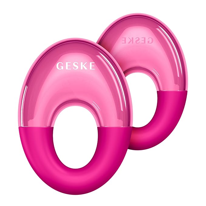 SmartAppGuided™ Cool & Warm Eye Massager | 7 in 1 | Multifunctional Massager | Eyes & Face | Battery-free Cooling & Warming | Firms, Relaxes & De-Puffs Skin | Ring-shaped Design for Easy Grip