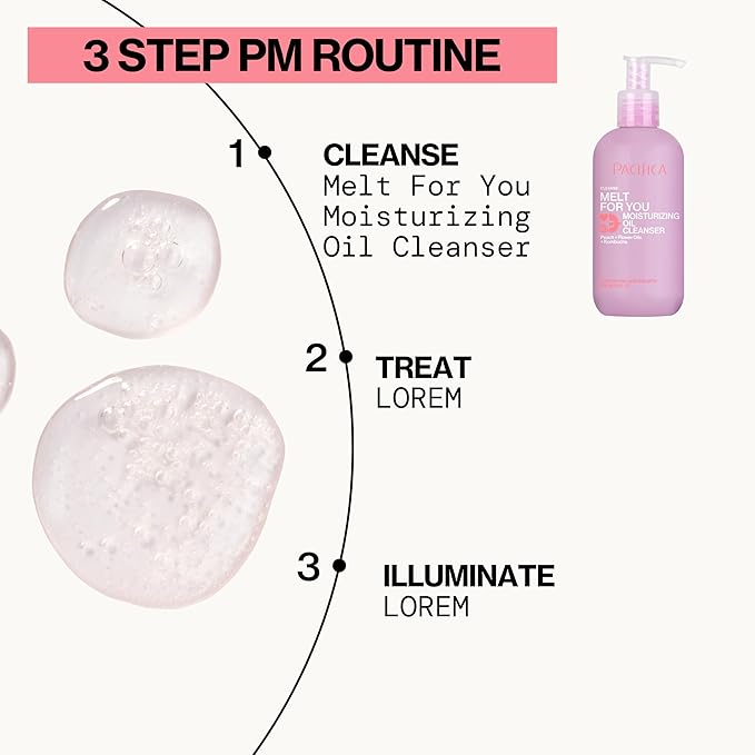 Pacifica Melt For You Facial Cleansing Oil – Hydrating Daily Face Wash & Makeup Remover Oil Cleanser for All Skin Types, Gentle Non-Comedogenic, Vegan, Clean Beauty, Dermatologist Tested 8 fl oz