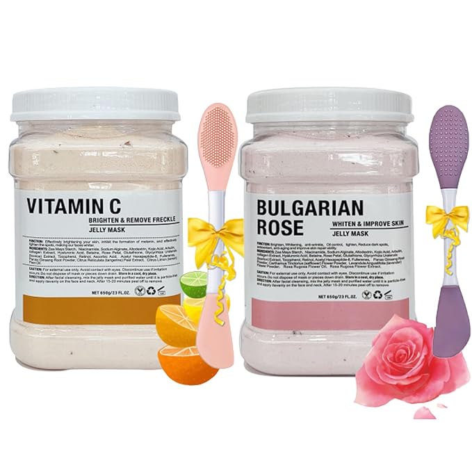 Rose Jelly Mask Powder for Facials Care Vitamins C Hydro Jelly Masks for Facials Professional