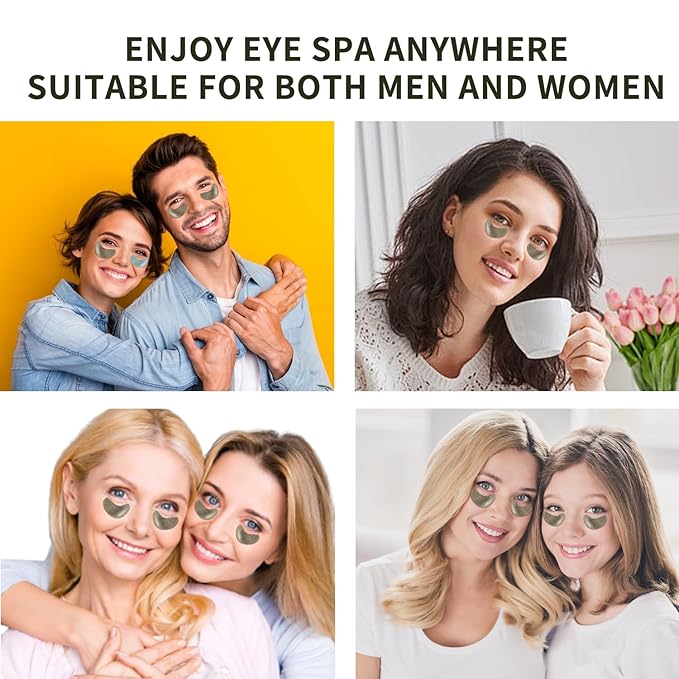 Under Eye Patch for Dark Circles and Puffy Eyes,Under Eye Masks Reduce Smooth Wrinkles and Under-eye Egg,Moisturizing Under Eye Pads For Women,Black Gold Eye Mask Patch-60 Pcs