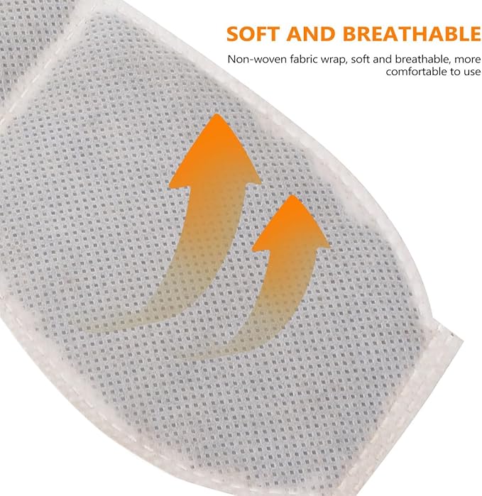 5pcs Eye Mask Moxa Sachets Warm Flower Sachets for Steam Eye Masks Soft Non-Woven Liners for Sleep Promotes Blood Circulation Convenient Storage