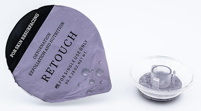 Illuminate - Oxygen Facial CO2 Therapy, Home Facial, 6 Pods + 6 Primer Gel + 6 Serum After Treatment (New Formula Less Foam)