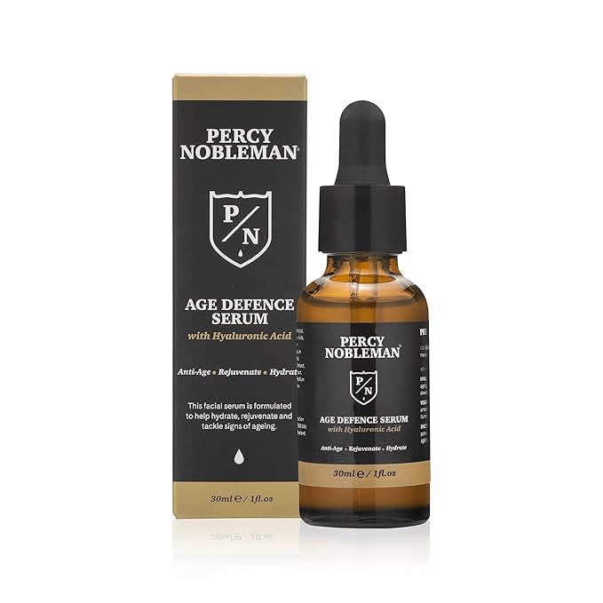 Age Defence Serum with Hyaluronic Acid, a face serum with a vitamin-rich formula to help tackle signs of ageing, 30ml