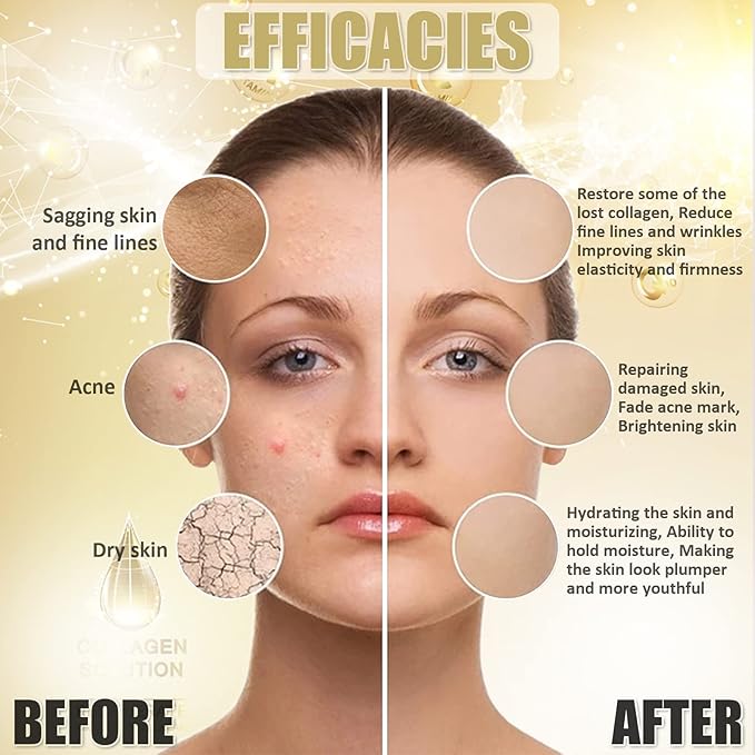 Jelly Mask for Facials Professional - Upgrade 24K Gold & Collagen Peel Off Face Masks Skincare for Hydrating Moisturize Firming Anti-Aging, Jelly Facial Mask for Spa Day(17.6oz/Jar)