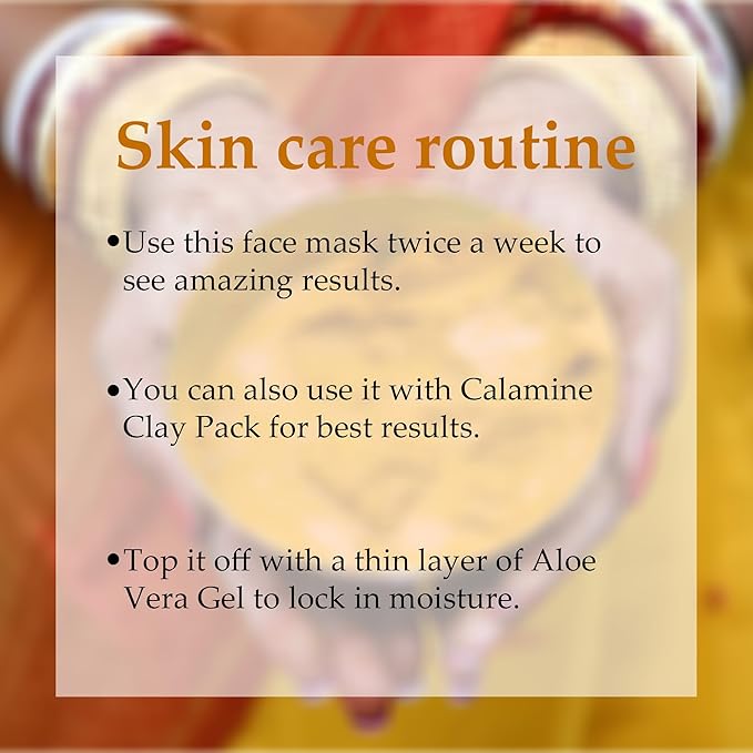 minature Ubtan Powder | Turmeric, Barley, Chickpeas, Neem, sandalwood, Mogra flower, Saffron and Rose Petal | Remove Acne | Pure & Natural Traditional skincare |1 Stop Solution |100g(4oz)