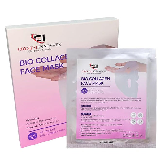 Deep Bio-Collagen Face Mask: Luxurious Treatment That Rejuvenates And Hydrates Your Skin. Enriched With Collagen, Boosts Elasticity, And Reduces Fine Lines, Radiant, Youthful Glow