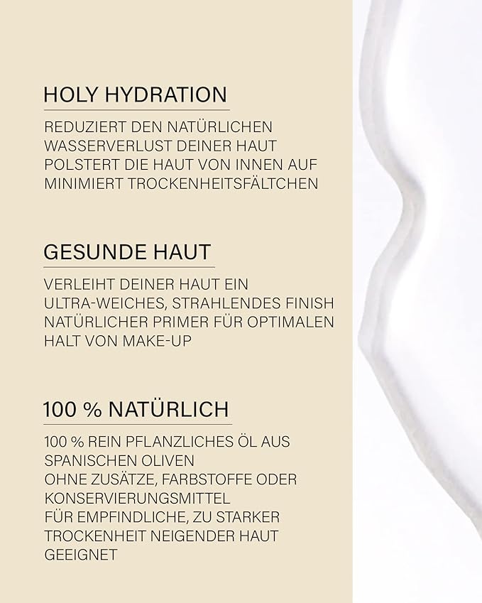 Organics Face Yoga Drops - Regenerating Face Oil Suitable for Massage and Gua Sha - Vegan, Silicone-Free, Made in Germany (Squalane)