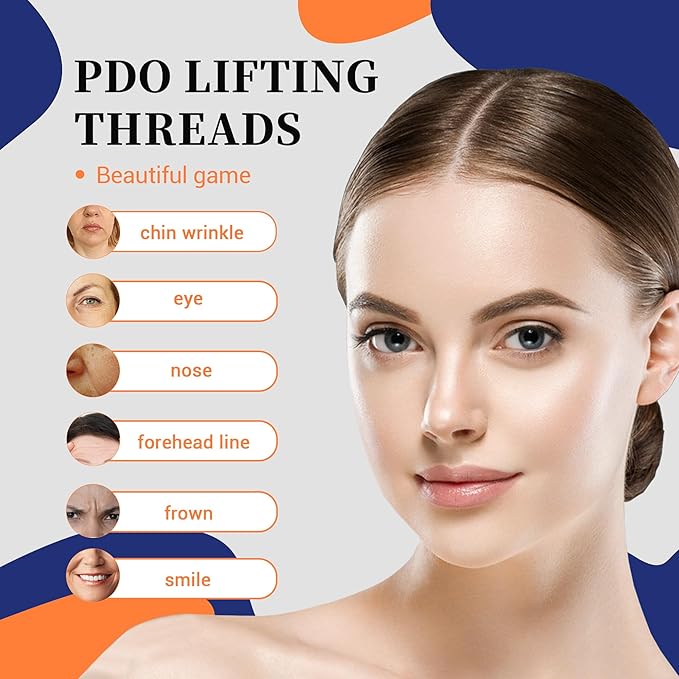 HYPOD Pdo Threads for Face Lift, Pdo Lifting Thread Whole Body Mono Screw Type, Pdo Thread Lift Mono Korea (20PCS-26G*60MM)